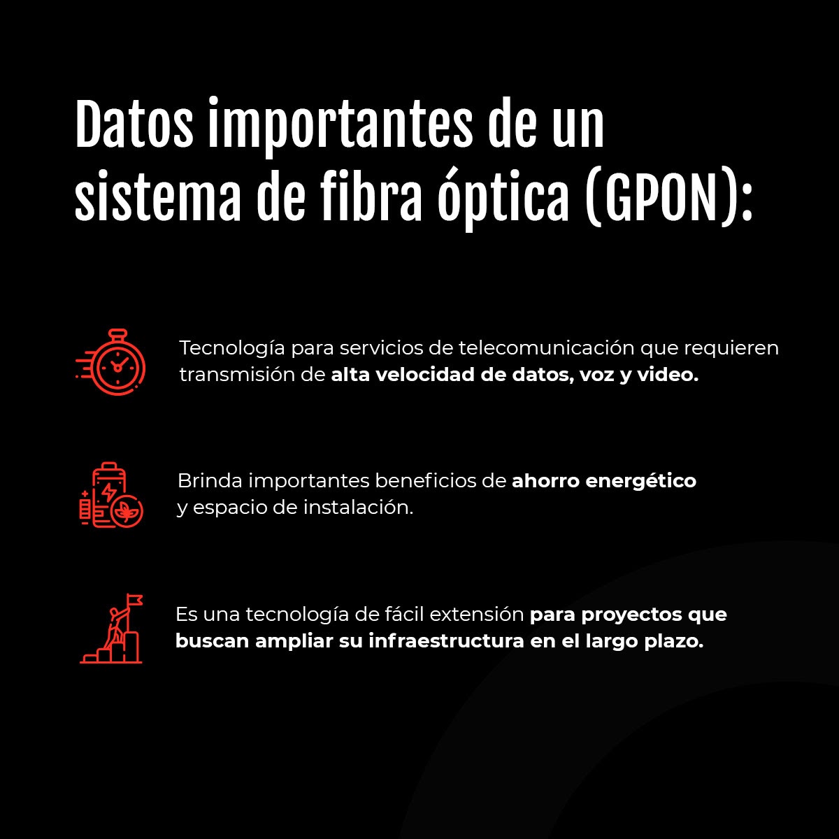 Los beneficios de la fibra óptica